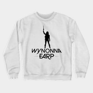 Wynonna Earp Silhouette  - Black Crewneck Sweatshirt